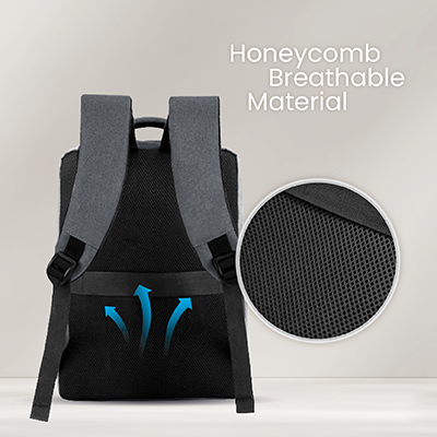 15.6" WOLLY Laptop Backpack with External USB Port 06